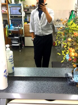 「ユナイテッドアローズ」｜「アイテム（アナログ腕時計）」を使った、えとっちさん（メンズ・174cm）の夏コーディネート