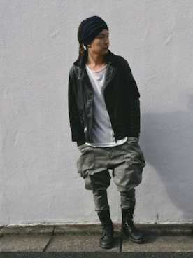 「VIRGOwearworks（ヴァルゴウェアワークス）のアイテム（ジャケット/アウター）」を使った、DK_garbhaさん（メンズ・178cm）の冬コーディネート