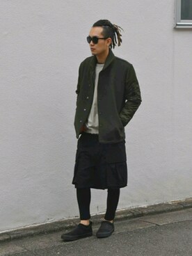 「VIRGOwearworks（ヴァルゴウェアワークス）のアイテム（ジャケット/アウター）」を使った、DK_garbhaさん（メンズ・178cm）の冬コーディネート