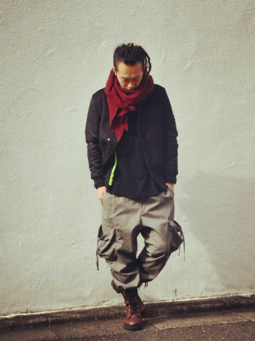 試着のみ VIRGO FORCE VARSITY JKT スタジャンMA-1 VIRGOwearworks（ヴァルゴウェアワークス）の「FORCE VARSITY JKT