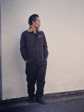 「VIRGOwearworks（ヴァルゴウェアワークス）のアイテム（ジャケット/アウター）」を使った、DK_garbhaさん（メンズ・178cm）の冬コーディネート