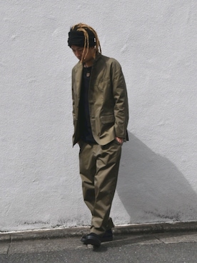 「VIRGOwearworks（ヴァルゴウェアワークス）のアイテム（ジャケット/アウター）」を使った、DK_garbhaさん（メンズ・178cm）の春コーディネート