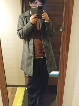カルビちゃんさん（メンズ・174cm）の冬コーディネート