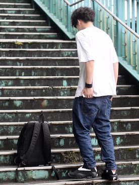 「アイテム（バングル/リストバンド）」を使った、NoBさん（メンズ・176cm・20代）の夏コーディネート