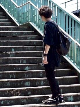 「アイテム（バングル/リストバンド）」を使った、NoBさん（メンズ・176cm・20代）の夏コーディネート