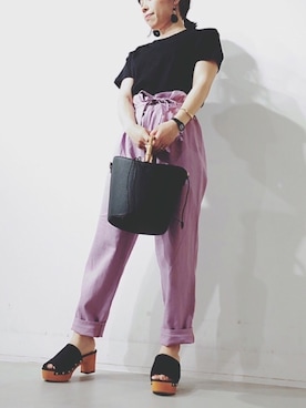 michiさん（レディース・151cm）の春コーディネート