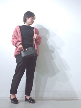 「koe（コエ）のアイテム（その他アウター）」を使った、michiさん（レディース・151cm）の秋コーディネート
