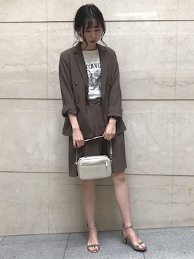 「YECCA VECCA（イェッカヴェッカ）のアイテム（パンツ）」を使った、masupi0416さん（レディース・165cm）の夏コーディネート