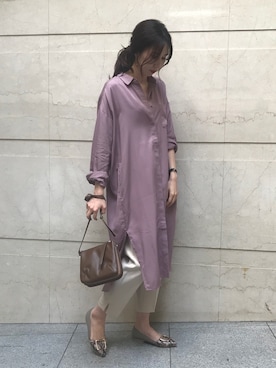 「YECCA VECCA（イェッカヴェッカ）のアイテム（パンツ）」を使った、masupi0416さん（レディース・165cm）の秋コーディネート