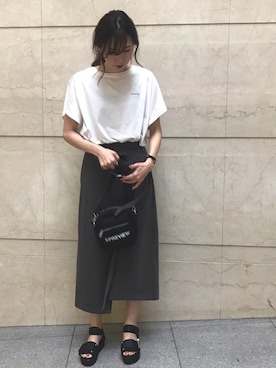 「YECCA VECCA（イェッカヴェッカ）のアイテム」を使った、masupi0416さん（レディース・165cm）の夏コーディネート