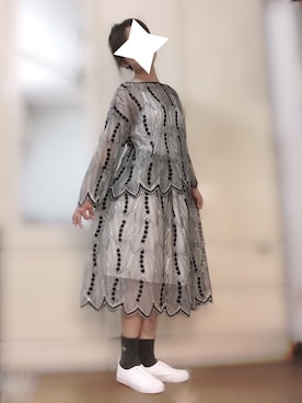 「peu pres（プープレ）のアイテム（Tシャツ/カットソー、ブラック系）」を使った、ananさん（レディース・159cm）の春コーディネート