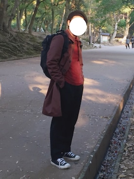 「オールスター」｜「アイテム（ハンチング/ベレー帽）」を使った、Nickさん（メンズ・176cm）の春コーディネート