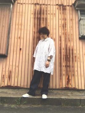 ＊MINNIE＊さん（レディース・154cm）の夏コーディネート