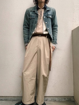 「PETIT BATEAU（プチバトー）のアイテム」を使った、yuyaさん（メンズ・176cm）の冬コーディネート
