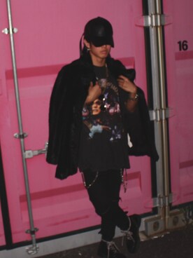 「ZARA（ザラ）のアイテム（ジャケット/アウター、ブラック系）」を使った、YU-KIさん（メンズ・167cm）の春コーディネート