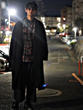 「SASQUATCHfabrix.（サスクワァッチファブリックス）のアイテム（ジャケット/アウター）」を使った、YAHIROさん（メンズ・180cm）の冬コーディネート