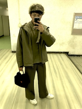 わたさんさん（メンズ・175cm）の冬コーディネート