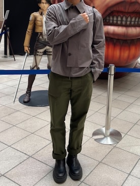 「STUDIO NICHOLSON（スタジオニコルソン）のアイテム（ジャケット/アウター）」を使った、nyさん（メンズ・172cm）の春コーディネート