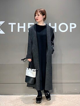 The Shop Tk ザ ショップ ティーケー の ストンとしたiラインシルエットのニットワンピース ワンピース Wear