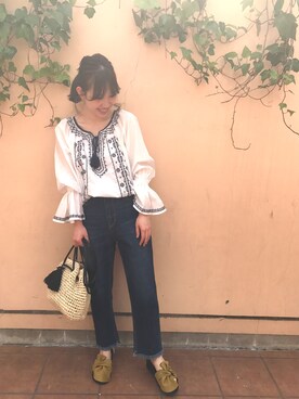 Ayumiさん（レディース・159cm）の春コーディネート