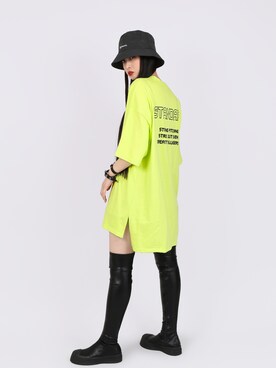 「Figments（フィグメンツ）のアイテム（帽子）」を使った、Figments_officialさん（レディース・164cm）の春コーディネート