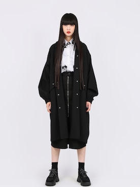「Figments（フィグメンツ）のアイテム（トレンチコート）」を使った、Figments_officialさん（レディース・164cm）の春コーディネート