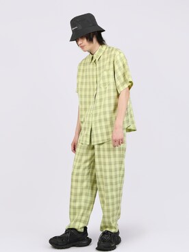「Figments（フィグメンツ）のアイテム（帽子）」を使った、Figments_officialさん（メンズ・175cm）の春コーディネート