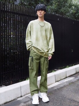 「Figments（フィグメンツ）のアイテム（アクセサリー）」を使った、Figments_officialさん（メンズ・180cm）の冬コーディネート