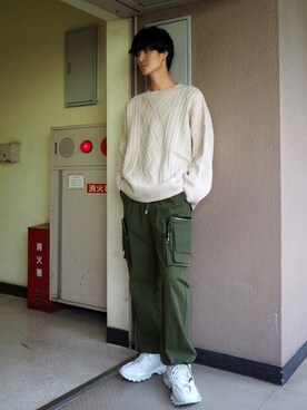Figments_officialさん（メンズ・180cm）の冬コーディネート