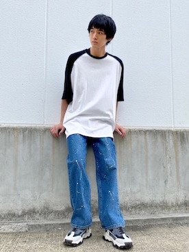 Figments_officialさん（メンズ・180cm）の春コーディネート