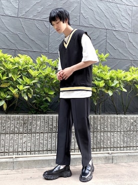 Figments_officialさん（メンズ・180cm）の春コーディネート