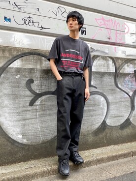 Figments_officialさん（メンズ・180cm）の夏コーディネート