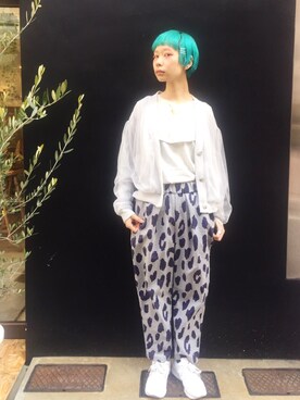 「cikolata（チコラータ）のアイテム（パンツ）」を使った、minimaさん（レディース・160cm）の冬コーディネート