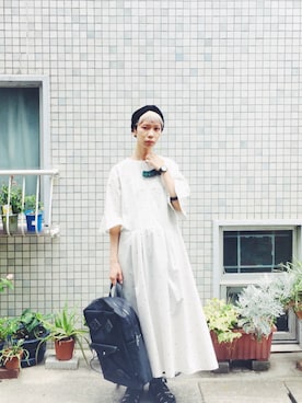 「cikolata（チコラータ）のアイテム」を使った、minimaさん（レディース・160cm）の夏コーディネート