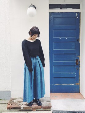 「cikolata（チコラータ）のアイテム」を使った、minimaさん（レディース・160cm）の冬コーディネート