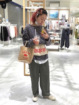 「エプロン」｜7sugarさん（レディース・155cm・20代）の春コーディネート