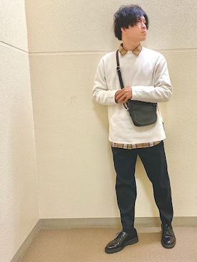 たすぽんさん（メンズ・158cm）の春コーディネート