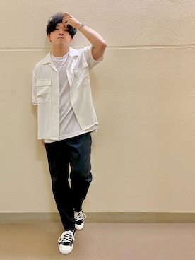 たすぽんさん（メンズ・158cm）の春コーディネート