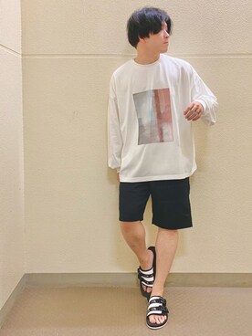 たすぽんさん（メンズ・158cm）の春コーディネート