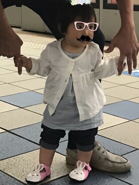 「next（next）のアイテム（その他アウター）」を使った、Hsiaoさん（キッズ・70cm）の春コーディネート