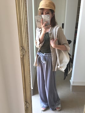 「リエディ(Re:EDIT)」｜gallymamiさん（レディース・155cm）の春コーディネート