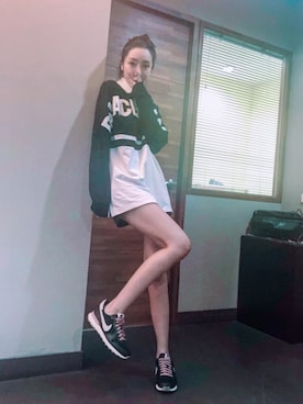 「boylish」｜MoMoさん（レディース・169cm）の春コーディネート