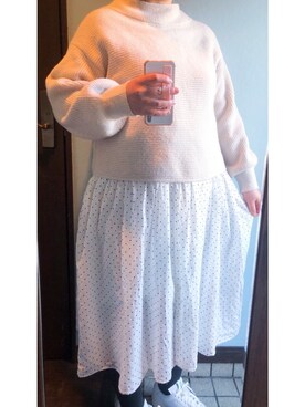 「I am I in fact...（アイアムアイインファクト）のアイテム（ジャケット/アウター）」を使った、ma！さん（レディース・159cm）の冬コーディネート