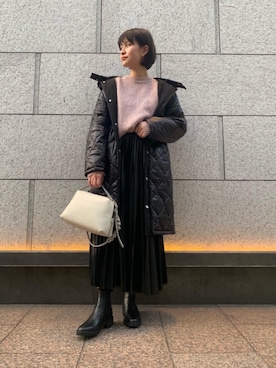 25sakiさん（レディース・158cm）の冬コーディネート