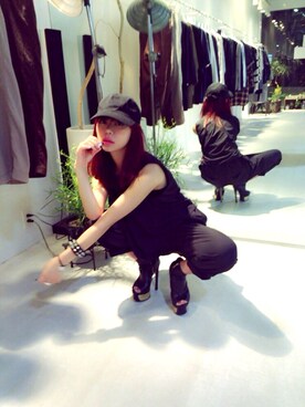 上原奈美さんのコーディネート