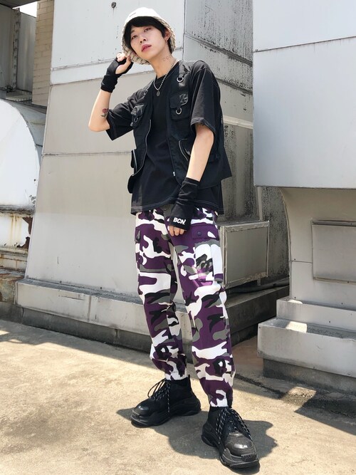 리키 Riki Wego Staff Wegoのカーゴパンツを使ったコーディネート Wear