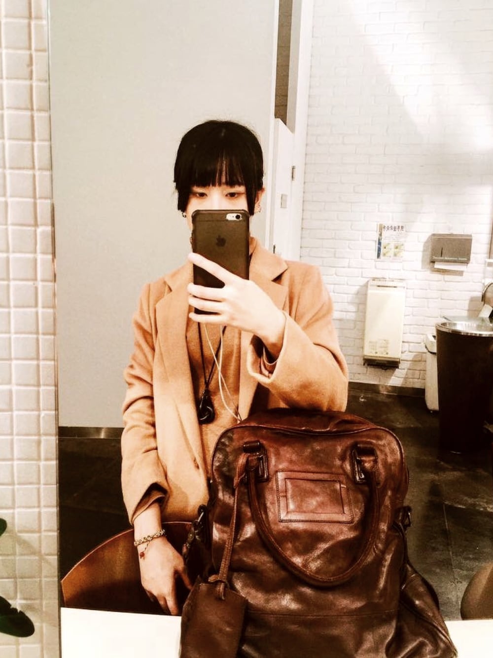 「秋服」｜「GUのアイテム（ダッフルコート、ブラウン系）」を使った、Jill Hoさん（レディース・163cm）の秋コーディネートの1枚目の写真