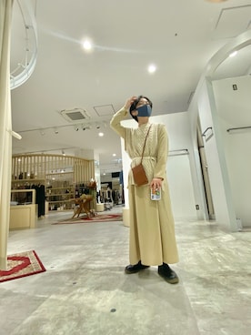 「BACK NUMBER（バックナンバー）のアイテム（シューズ）」を使った、shimaさん（レディース・157cm）の冬コーディネート