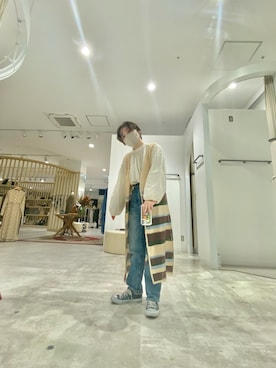 「FIKA（フィカ）のアイテム」を使った、shimaさん（レディース・157cm）の春コーディネート