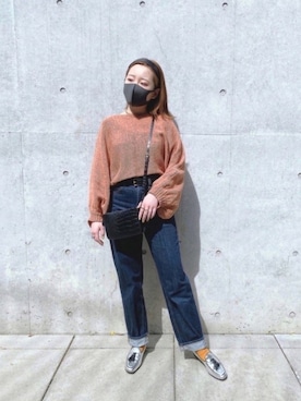 「アーバンリサーチ」｜「アイテム（レッグウェア）」を使った、miniさん（レディース・150cm）の春コーディネート